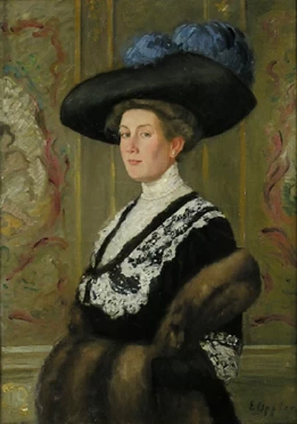 Ritratto di signora con cappello